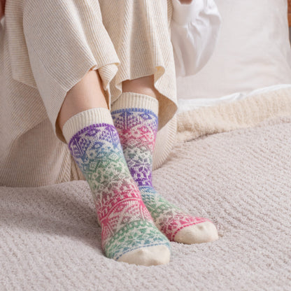 グラデジャカード・ウール