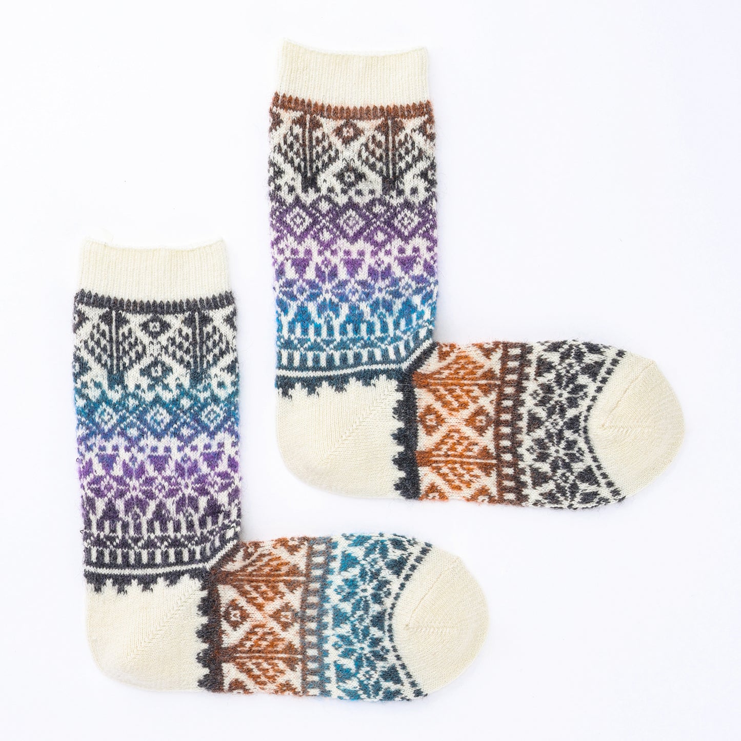 グラデジャカード・ウール