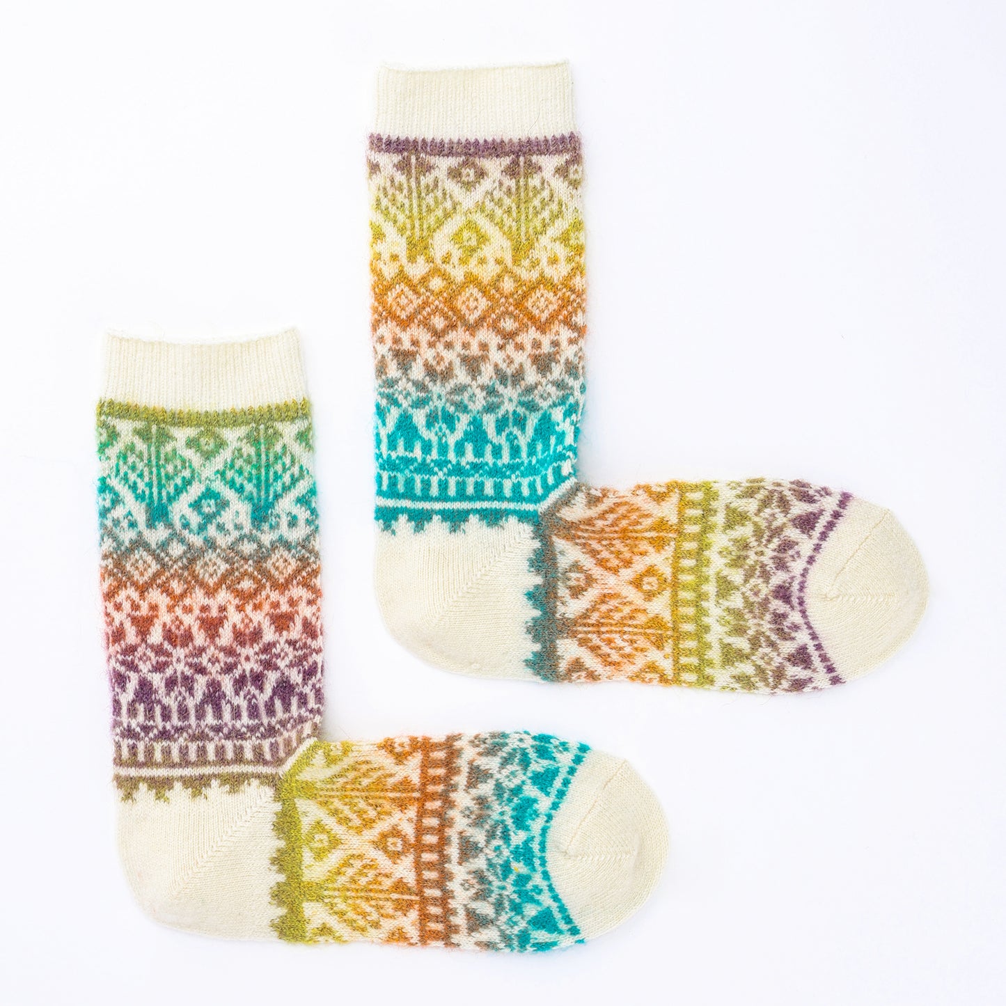 グラデジャカード・ウール