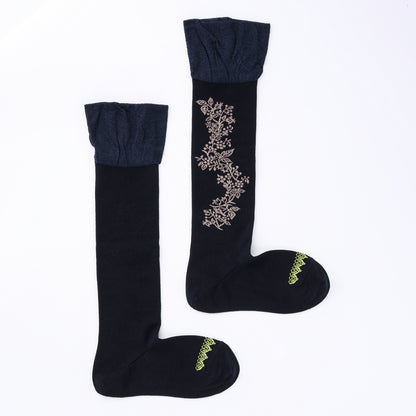 フラワー・ハイソックス